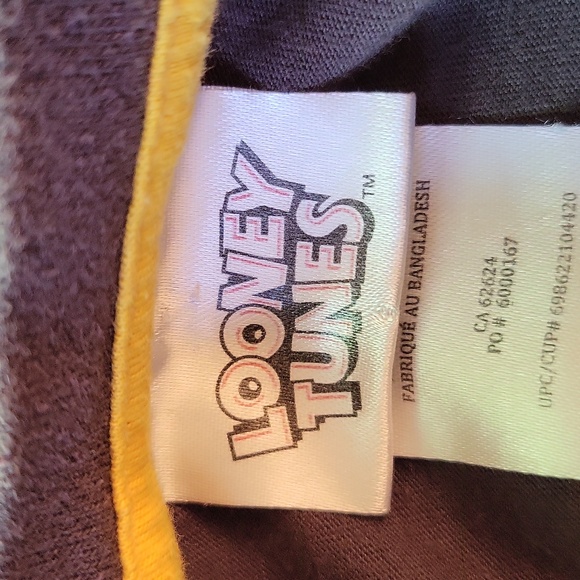 Looney Tunes grey long sleeved tee shirt - Picture 2 of 5